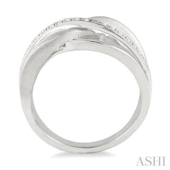 1/20 ctw Single Cut Diamond Swirl Fashion Ring in Sterling Silver 1/20 ctw Single Cut Diamond Swirl Fashion Ring in Sterling Silver