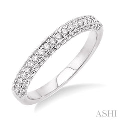 1/2 Ctw Round Cut Diamond Wedding Band in 14K White Gold 1/2 Ctw Round Cut Diamond Wedding Band in 14K White Gold