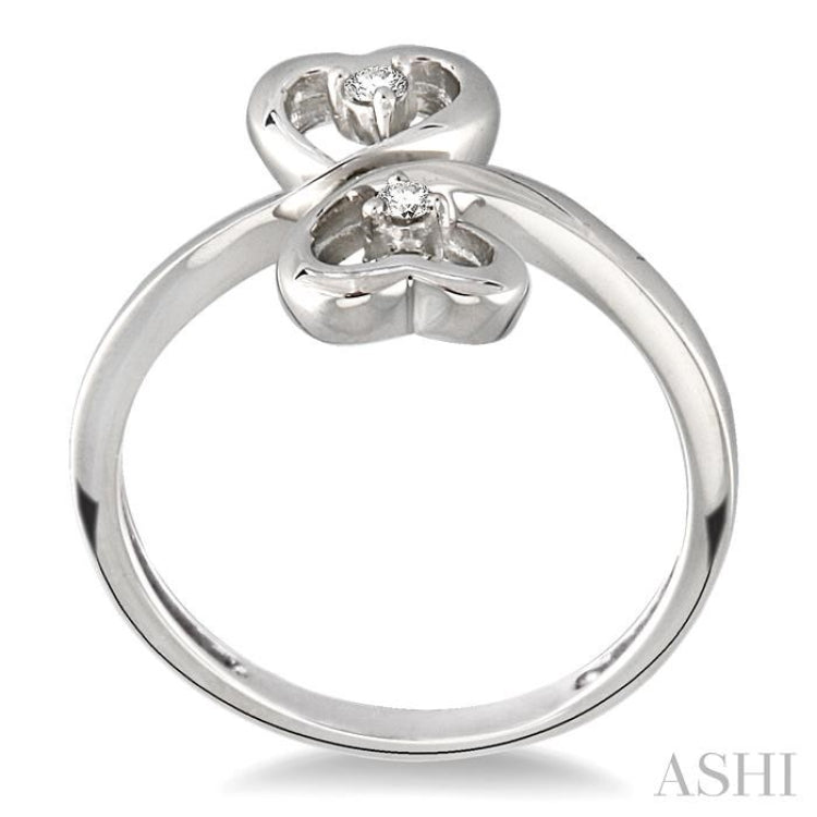 1/20 Ctw Round Cut Diamond Ring in Sterling Silver 1/20 Ctw Round Cut Diamond Ring in Sterling Silver