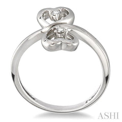 1/20 Ctw Round Cut Diamond Ring in Sterling Silver 1/20 Ctw Round Cut Diamond Ring in Sterling Silver