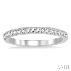 1/4 Ctw Round Cut Diamond Wedding Band in 14K White Gold 1/4 Ctw Round Cut Diamond Wedding Band in 14K White Gold