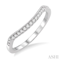 1/5 Ctw Round Cut Diamond Wedding Band in 14K White Gold 1/5 Ctw Round Cut Diamond Wedding Band in 14K White Gold