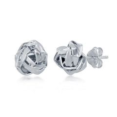 Sterling Silver Love Knot Stud Earrings Sterling Silver Love Knot Stud Earrings