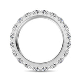 14K White Gold Diamond 3 Ct.Tw. 9 Stone Anniversary Band