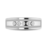 Diamond 1/6 Ctw 5 Stone Mens Band