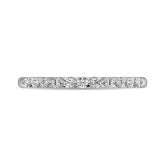 14K White Gold Diamond 1/4 Ctw Stackable Band