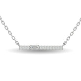 Diamond 1/8 Ct.Tw. Fashion Pendant in 14K White Gold