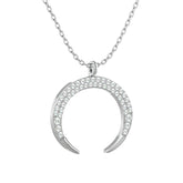 10KT WHITE GOLD 1/4CT TW DIAMOND PENDANT