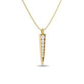 Diamond 1/10 ct tw Round Cut Fashion Pendant in 10K Yellow Gold