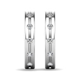 Diamond 1/6 ct tw Rount Cut Earrings in 14K White Gold