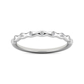Diamond 1/10 ct tw Stackable Ring in 14K White Gold