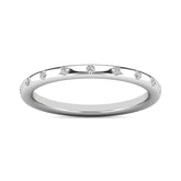 Diamond 1/10 ct tw Stackable Ring in 14K White Gold