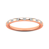 Diamond 1/10 ct tw Stackable Ring in 10K Rose Gold