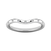 Diamond 1/10 ct tw Stackable Ring in 10K White Gold