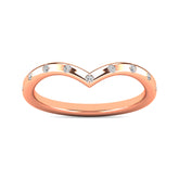 Diamond 1/10 ct tw Stackable Ring in 10K Rose Gold