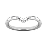 Diamond 1/10 ct tw Stackable Ring in 10K White Gold