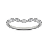 Diamond 1/20 ct tw Stackable Ring in 14K White Gold