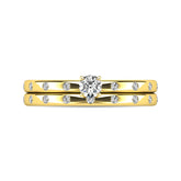 Diamond 1/3 ct tw Bridal Ring in 10K Yellow Gold