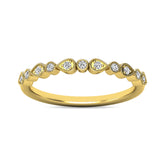 Diamond 1/10 ct tw Stackable Ring in 10K Yellow Gold