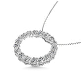 Diamond 1 ct tw Fashion Pendant in 14K White Gold