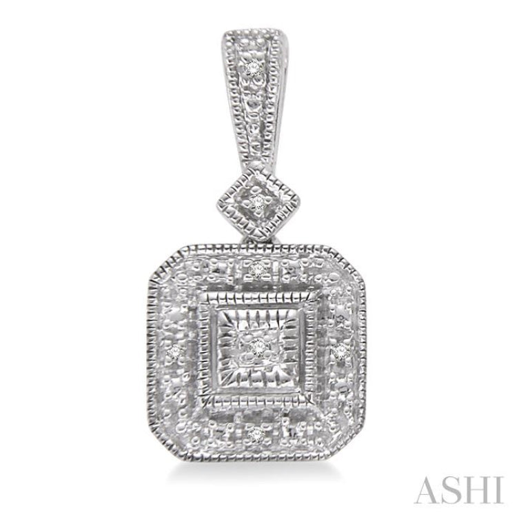 1/20 ctw Single Cut Diamond Vintage Earrings in Sterling Silver 1/20 ctw Single Cut Diamond Vintage Earrings in Sterling Silver