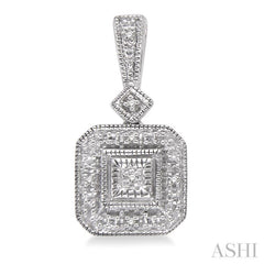 1/20 ctw Single Cut Diamond Vintage Earrings in Sterling Silver 1/20 ctw Single Cut Diamond Vintage Earrings in Sterling Silver