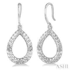 1/20 ctw Round Cut Diamond Earrings in Sterling Silver 1/20 ctw Round Cut Diamond Earrings in Sterling Silver