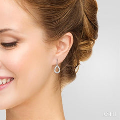 1/20 ctw Round Cut Diamond Earrings in Sterling Silver 1/20 ctw Round Cut Diamond Earrings in Sterling Silver
