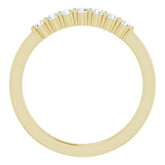 14K Yellow 1/5 CTW Natural Diamond Anniversary Band