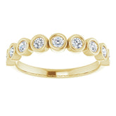 14K Yellow 1/2 CTW Natural Diamond Anniversary Band