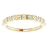 14K Yellow 1/6 CTW Natural Diamond Anniversary Band