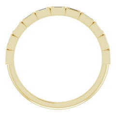 14K Yellow 1/6 CTW Natural Diamond Anniversary Band 14K Yellow 1/6 CTW Natural Diamond Anniversary Band