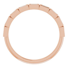 14K Rose 1/5 CTW Natural Diamond Anniversary Band 14K Rose 1/5 CTW Natural Diamond Anniversary Band