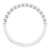 14K White 1/5 CTW Natural Diamond Anniversary Band