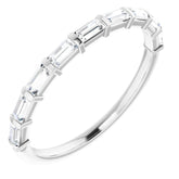 14K White 1/3 CTW Natual Diamond Anniversary Band