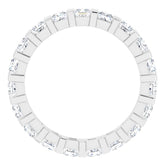 14K White 1 1/2 CTW Natural Diamond Eternity Band Size 7