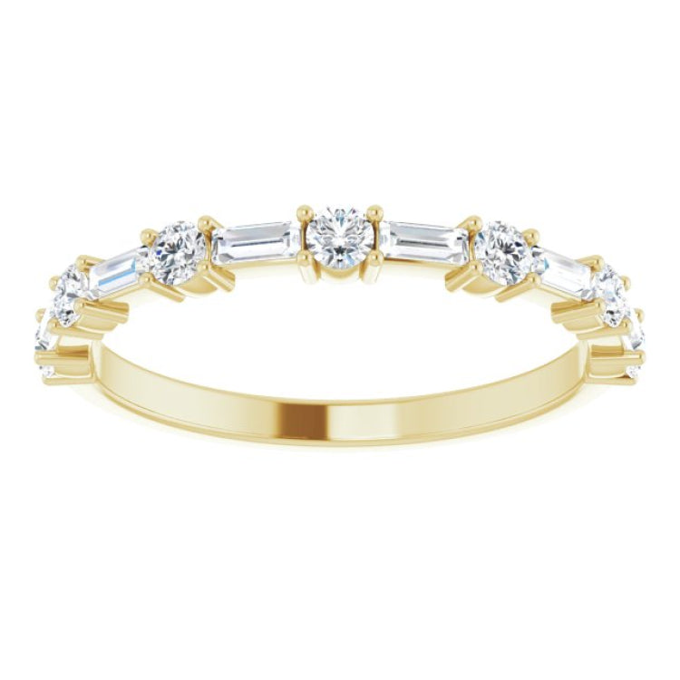 14K Yellow 1/2 CTW Natural Diamond Anniversary Band 14K Yellow 1/2 CTW Natural Diamond Anniversary Band