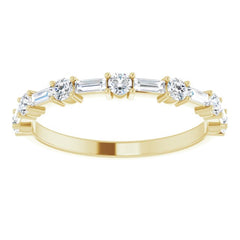 14K Yellow 1/2 CTW Natural Diamond Anniversary Band 14K Yellow 1/2 CTW Natural Diamond Anniversary Band