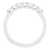 Platinum 3/8 CTW Natural Diamond Anniversary Band