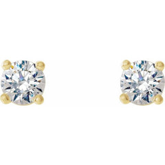 14K Yellow 1/3 CTW Natural Diamond Cocktail-Style Earrings 14K Yellow 1/3 CTW Natural Diamond Cocktail-Style Earrings