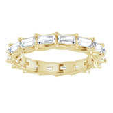 14K Yellow 1 5/8 CTW Natural Diamond Eternity Band Size 7