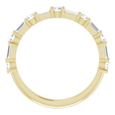 14K Yellow 1/3 CTW Natural Diamond Anniversary Band