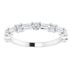 14K White 5/8 CTW Natural Diamond Anniversary Band 14K White 5/8 CTW Natural Diamond Anniversary Band