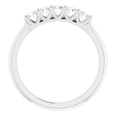 Platinum 3/8 CTW Natural Diamond Anniversary Band