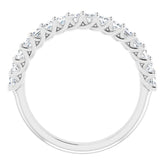 14K White 3/4 CTW Natural Diamond Anniversary Band
