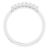 14K White 1/6 CTW Natural Diamond Anniversary Band