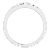 14K White 1/3 CTW Natural Diamond Anniversary Band