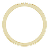 14K Yellow .06 CTW Natural Diamond Anniversary Band