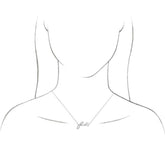 Platinum Faith 18" Necklace