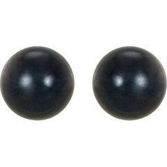 14K Yellow 8 mm Cultured Black Akoya Pearl Earrings 14K Yellow 8 mm Cultured Black Akoya Pearl Earrings